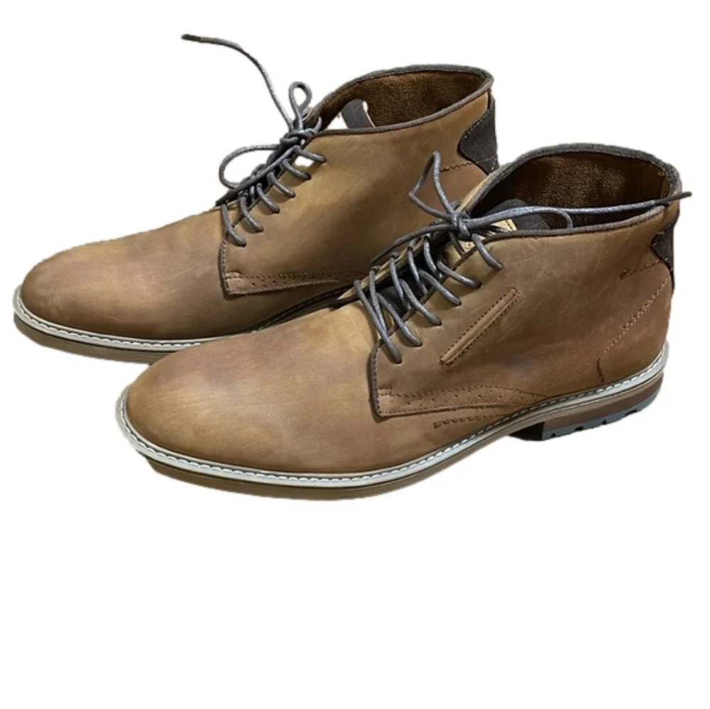 Arkbird Leather Chukka Oxfords Brown Tan Size 13 NWOT